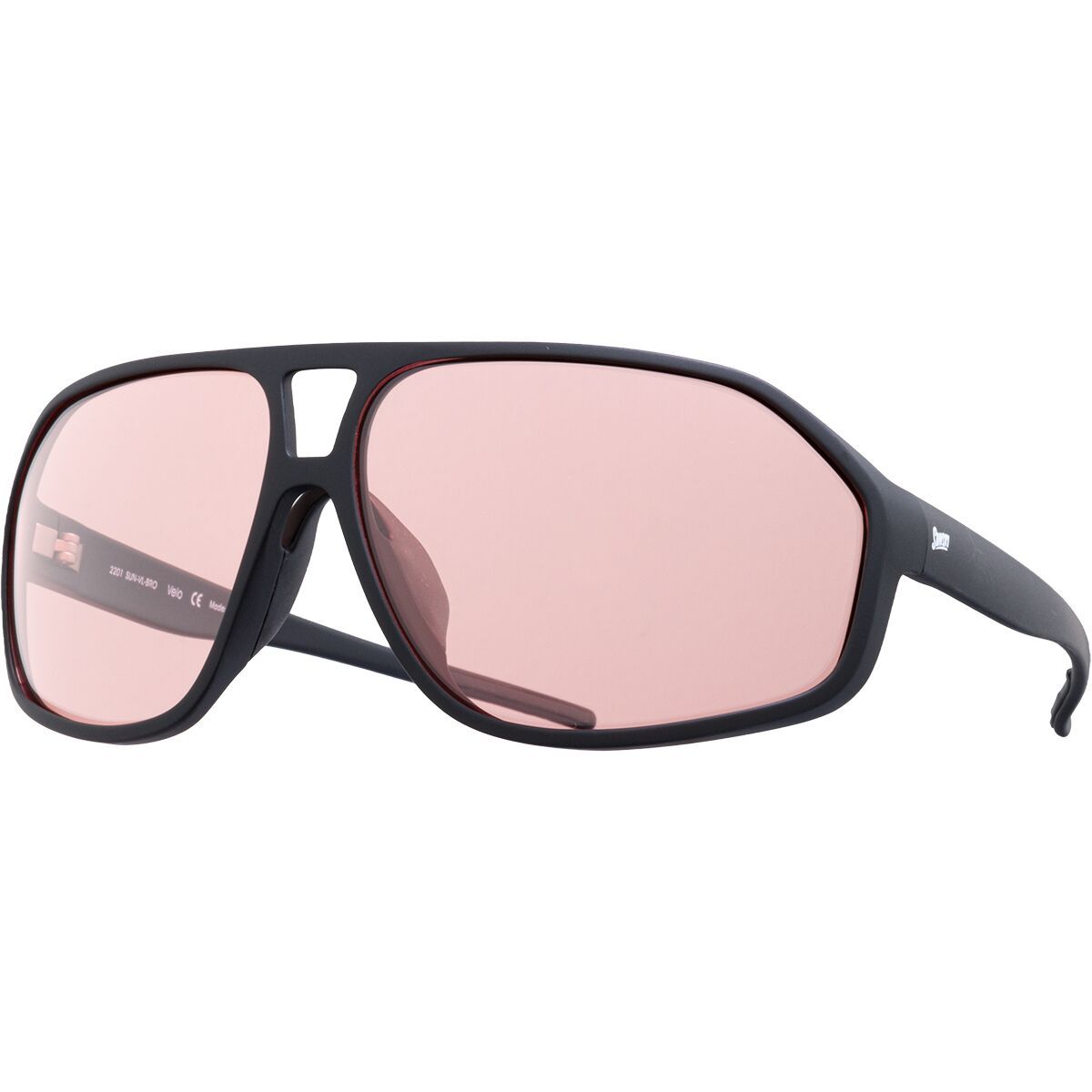 Image of Sunski Velo Polarized Sunglasses Black Rose, One Size