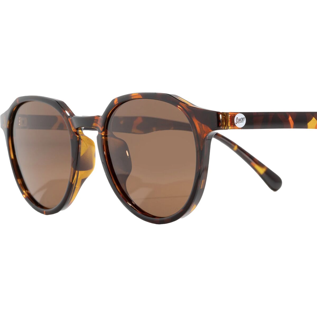 NEW SUNSKI women\'s vallarta polarized sunglasses in tortoise amber Sunski Vallarta Sunglasses | Harbour Thread main image 2