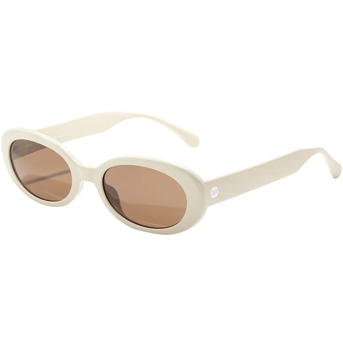 Image of Sunski Bianca Polarized Sunglasses Ivory Amber, One Size