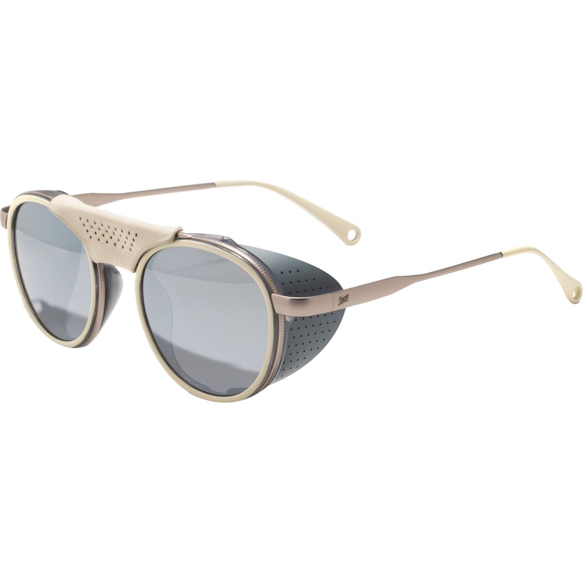 Image of Sunski Strada Polarized Sunglasses Ivory Silver, One Size