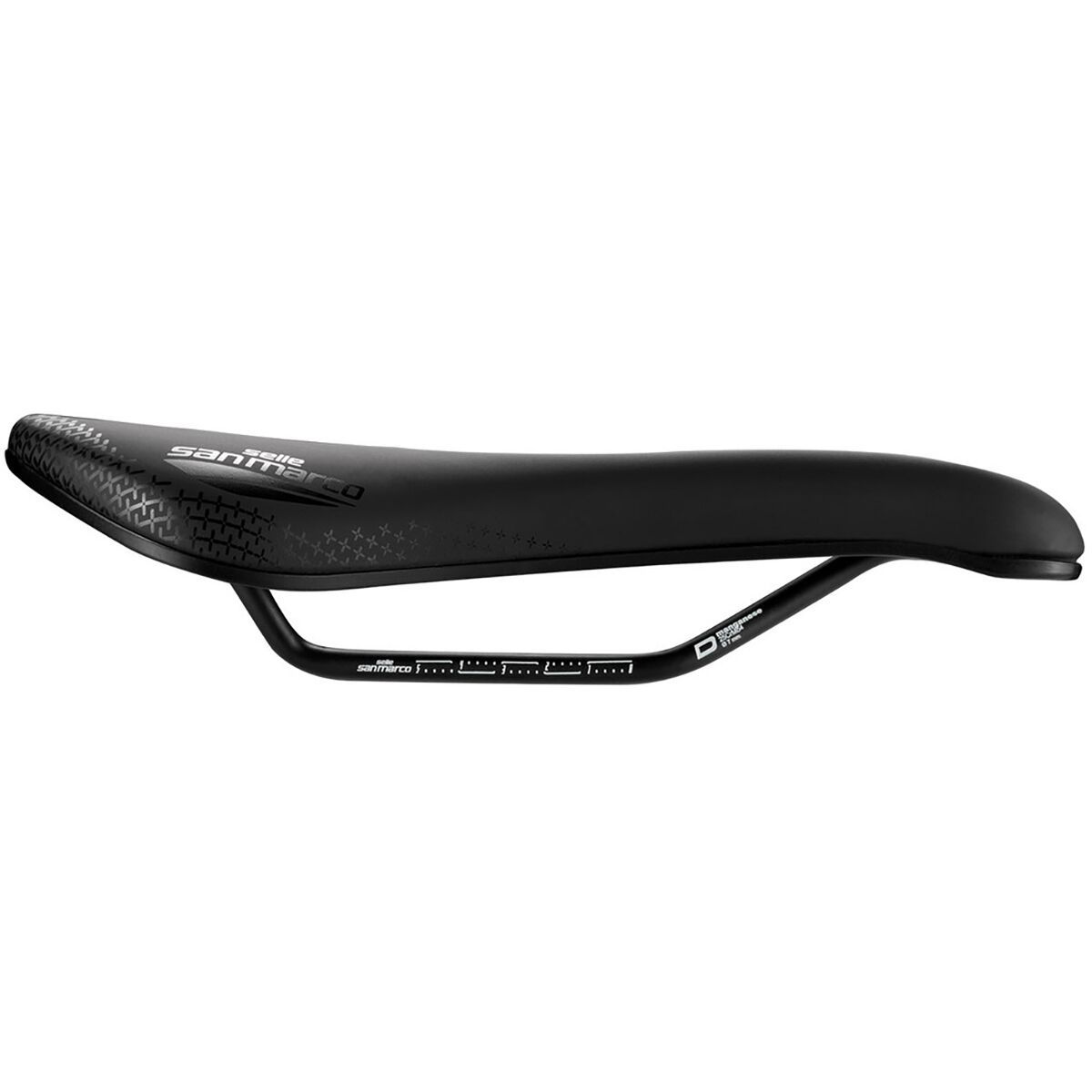 Image of Selle San Marco Aspide Short Comfort Dynamic Saddle Black, S3, 140mm
