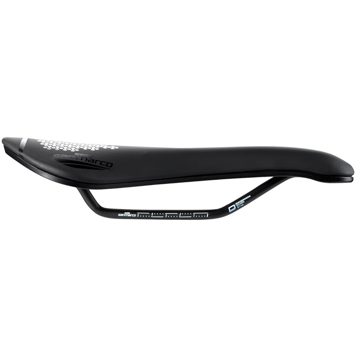 Image of Selle San Marco Aspide Short Dynamic Saddle Black, S3, 139mm