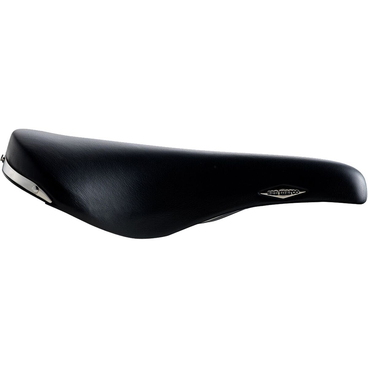 Image of Selle San Marco Rolls Le Classiche Saddle Black, L1, 143mm