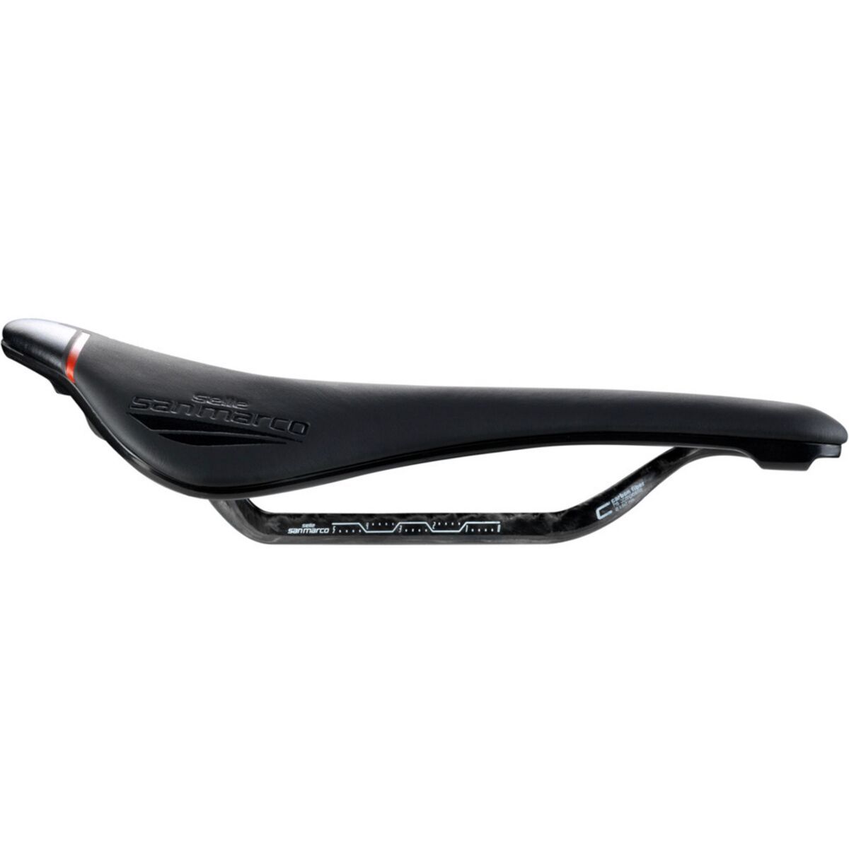 Image of Selle San Marco Shortfit 2.0 Carbon FX Saddle Black, S3, 140mm