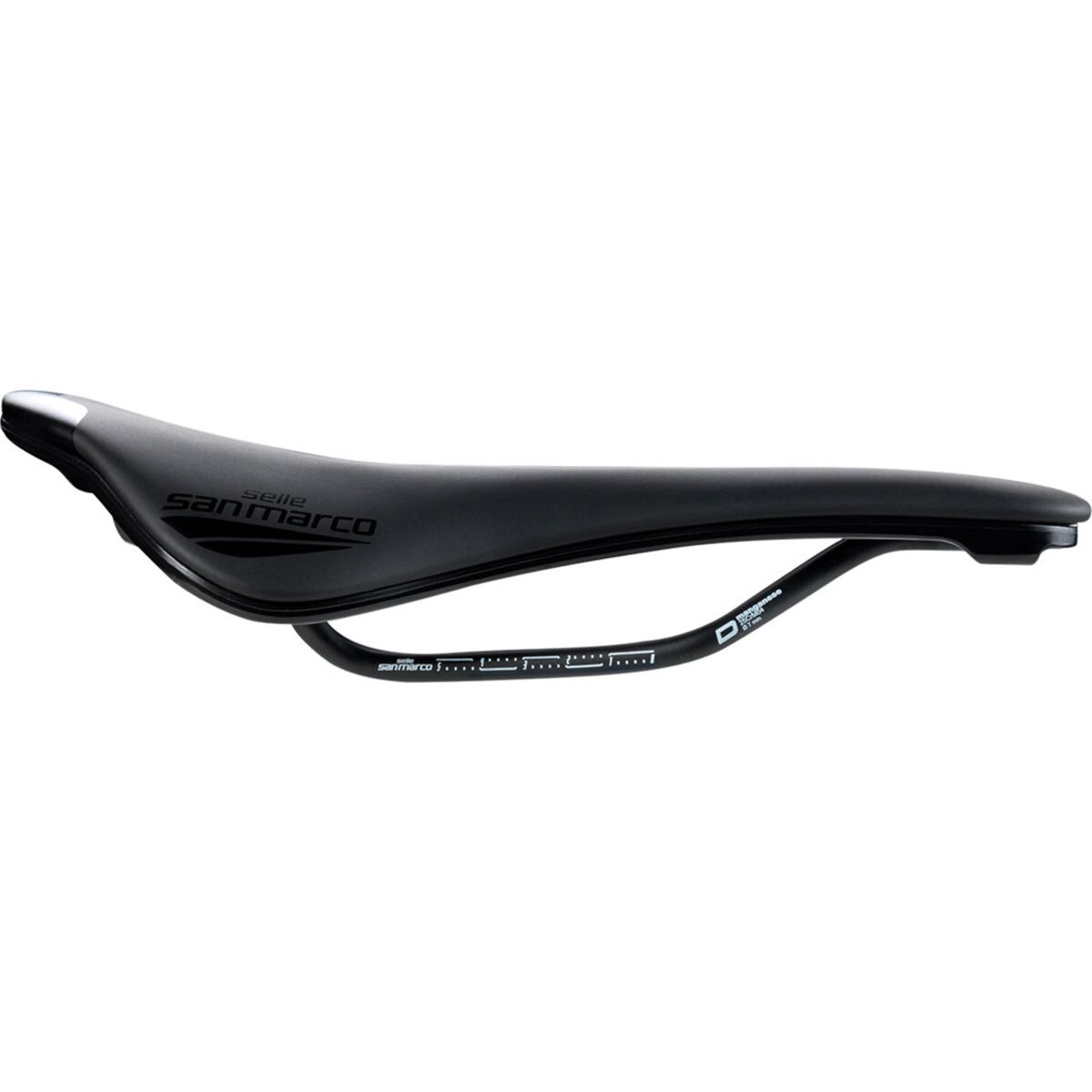 Image of Selle San Marco Shortfit 2.0 Dynamic Saddle Black, L3, 155mm