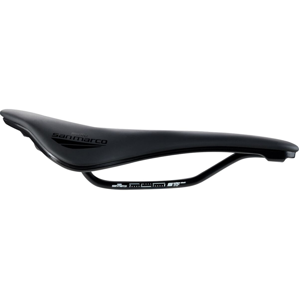 Image of Selle San Marco Shortfit 2.0 Sport Saddle Black, S3, 140mm