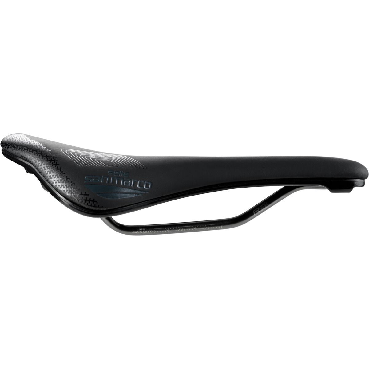 Image of Selle San Marco Shortfit 2.0 Supercomfort Racing Saddle Black, L3, 155mm