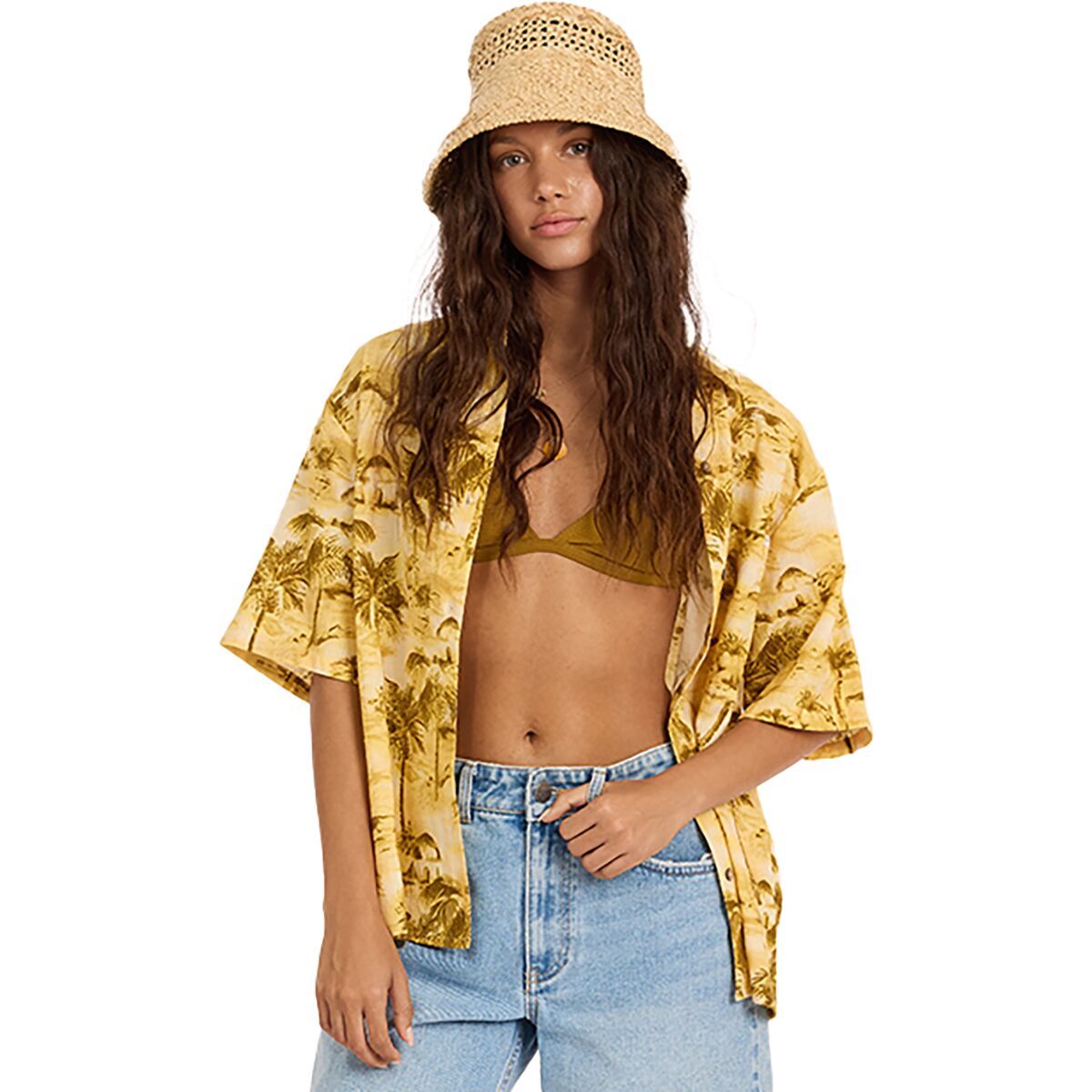 Image of Sisstr Revolution Distant Shores Ss Woven Top - Women's Sunshell, XS