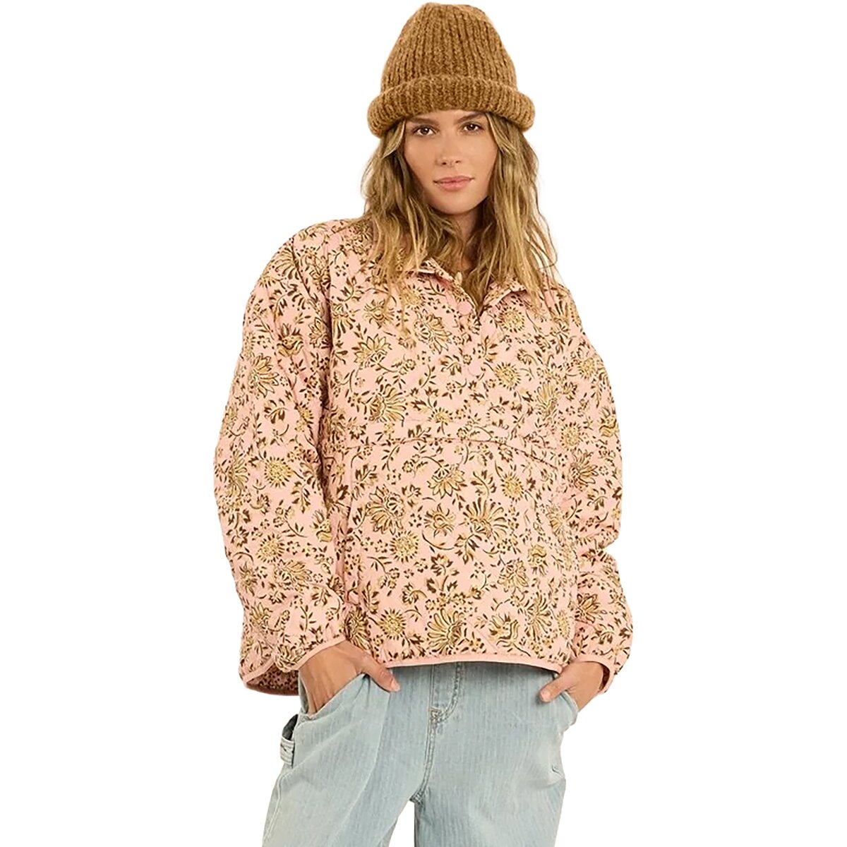 Image of Sisstr Revolution Salt Water Bliss Nylon Jacket - Women's Beach Blush, XS