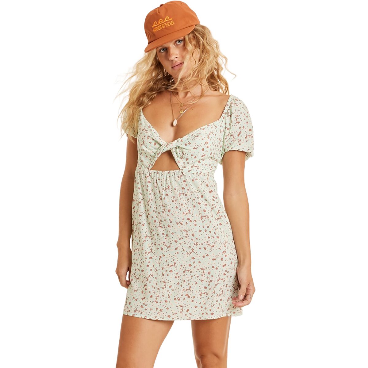 Image of Sisstr Revolution Grace Bay Short-Sleeve Dress - Women's Sea Mint, L