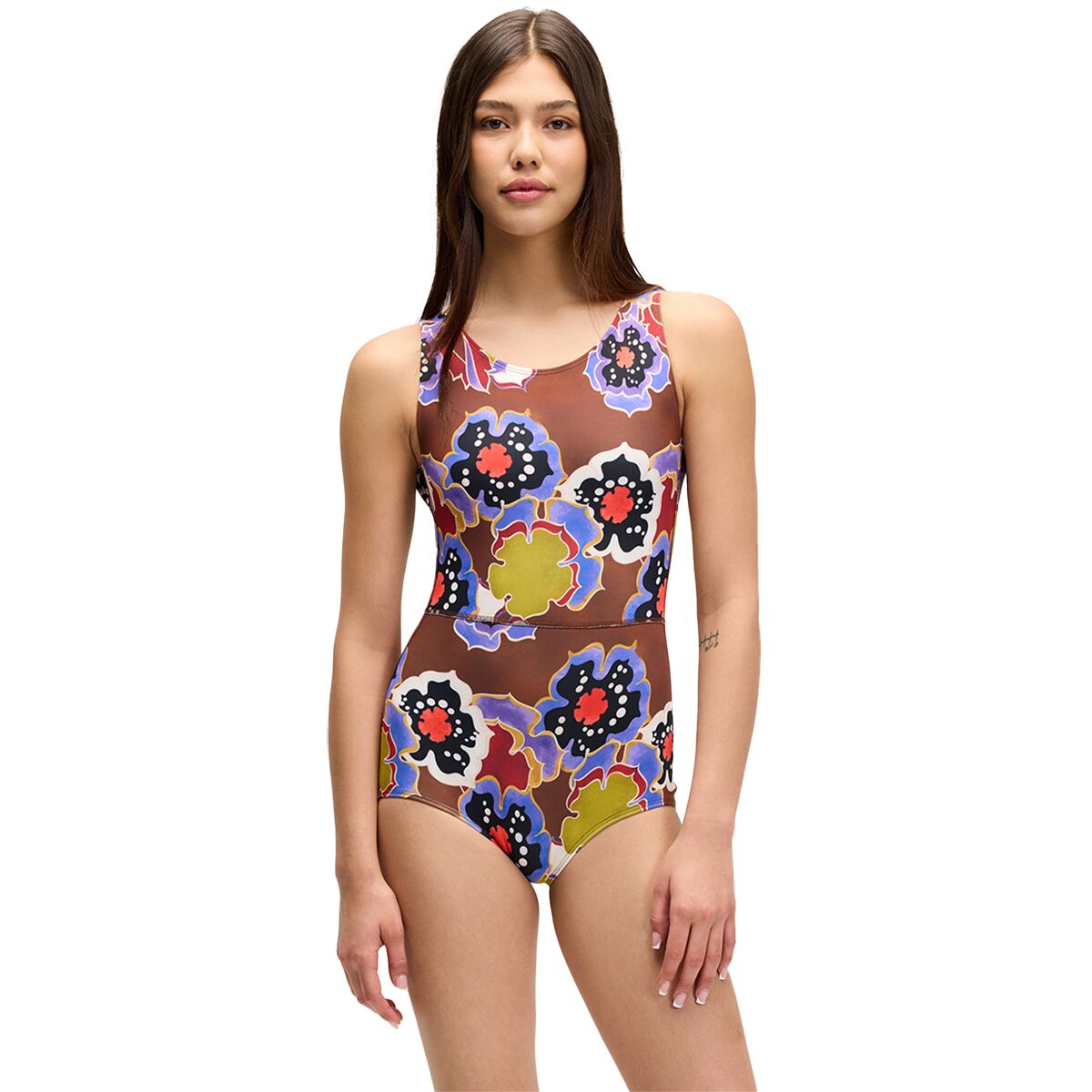Image of Seea Swimwear Lido One-Piece Swimsuit - Women's Anemone (RC-SKIN), L