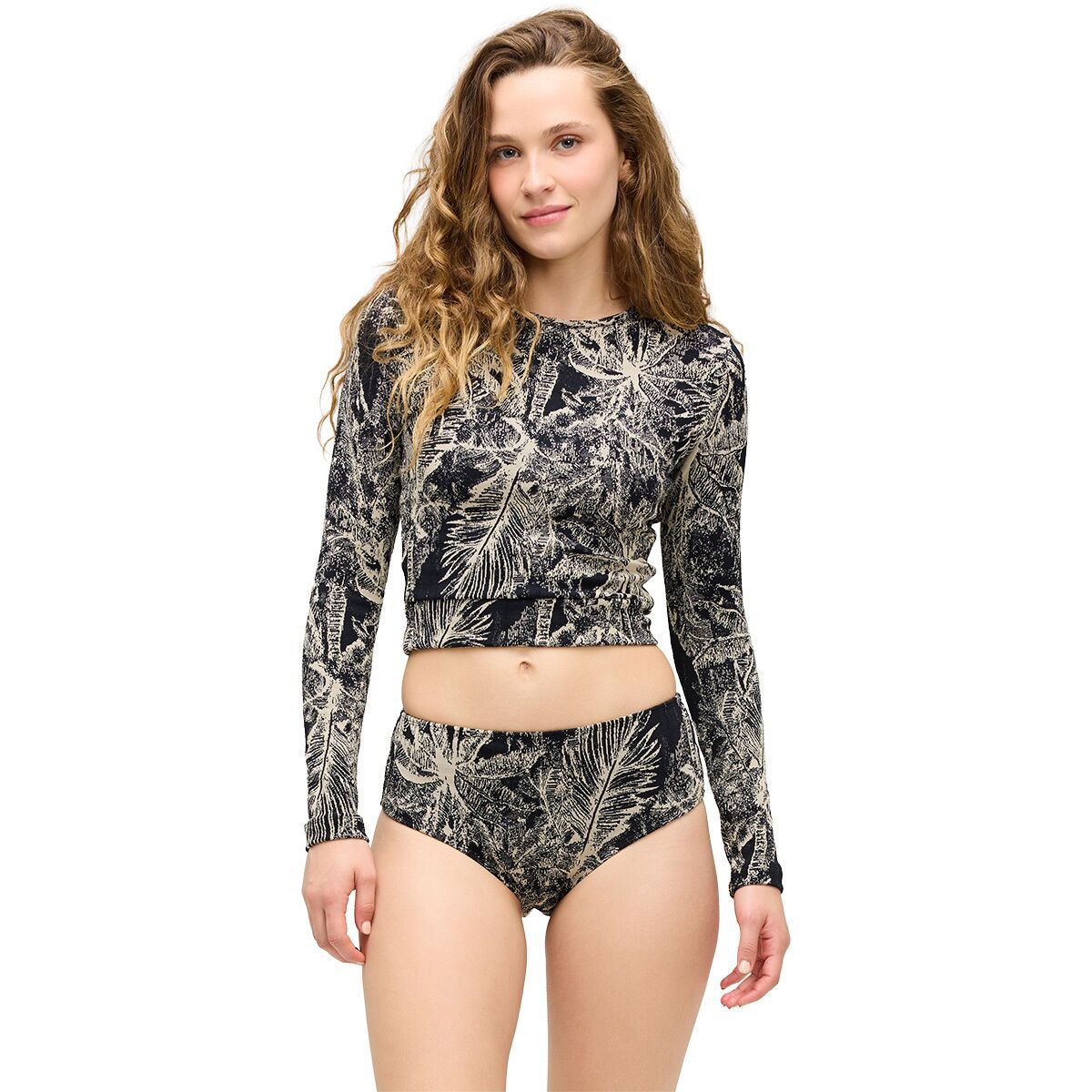 Image of Seea Swimwear Palomar Cropped Top Rashguard - Women's Madeira, XS