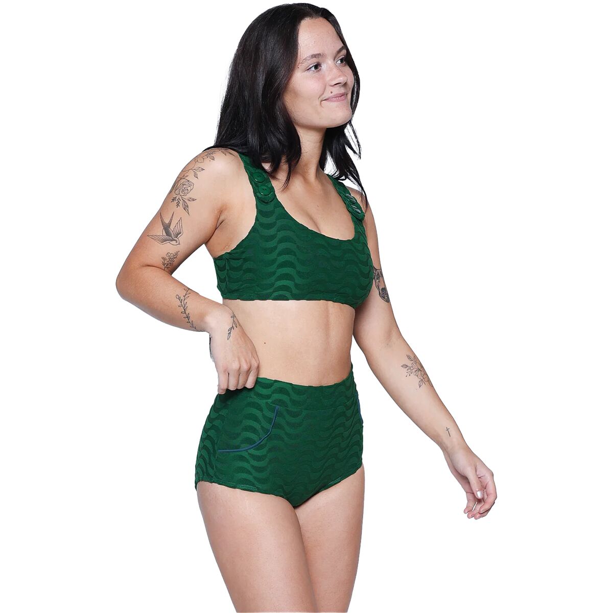 Seea Swimwear Georgia High Waist Bikini Bottom - Women's - Clothing