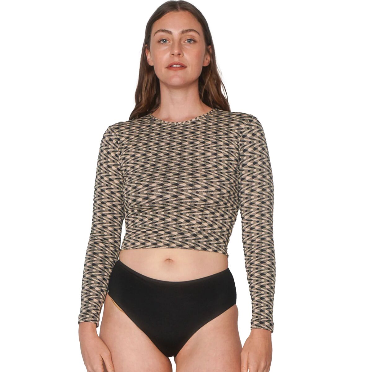 Image of Seea Swimwear Palomar Crop Top Rashguard - Women's Aries, S