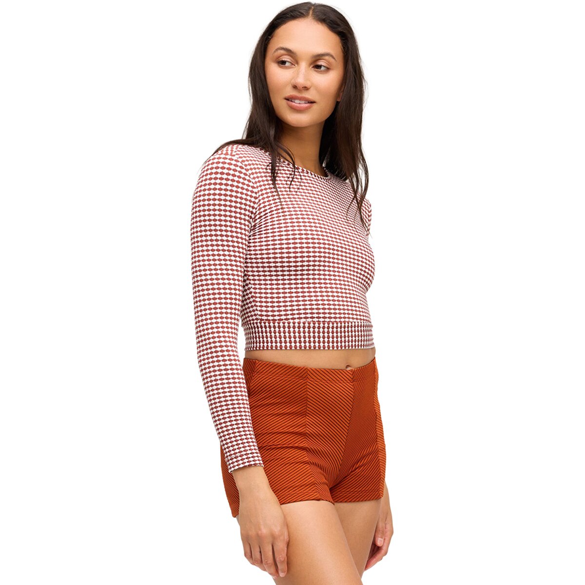 Image of Seea Swimwear Palomar Crop Top Rashguard - Women's Coco Dora, XS