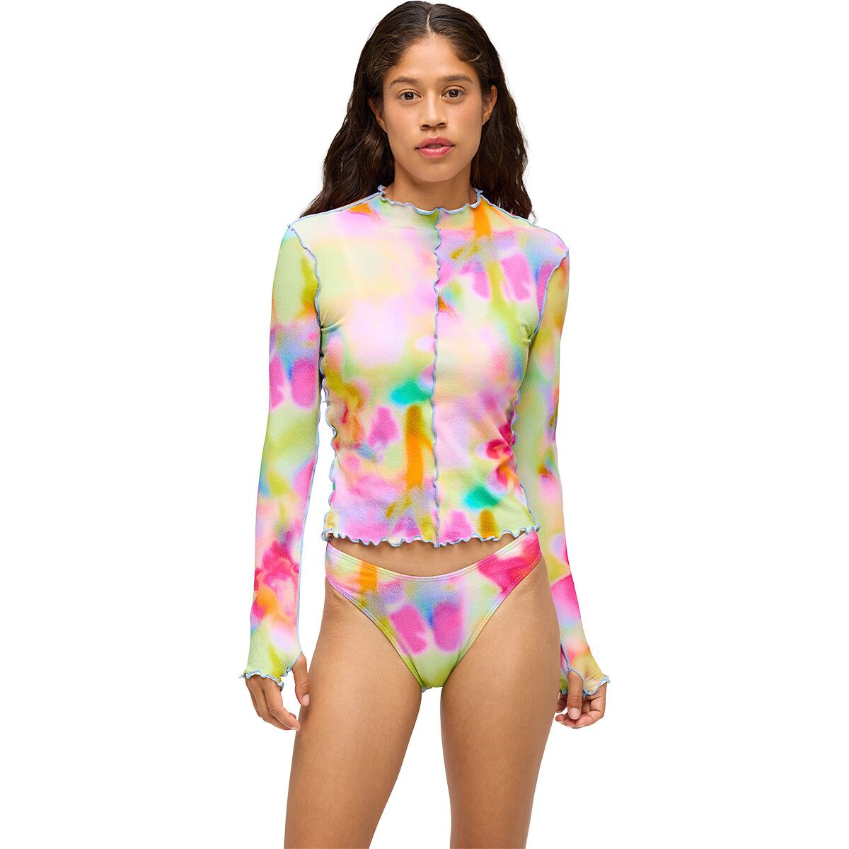 Image of Seea Swimwear Sila Top - Women's Floral Haze (Boucle), M