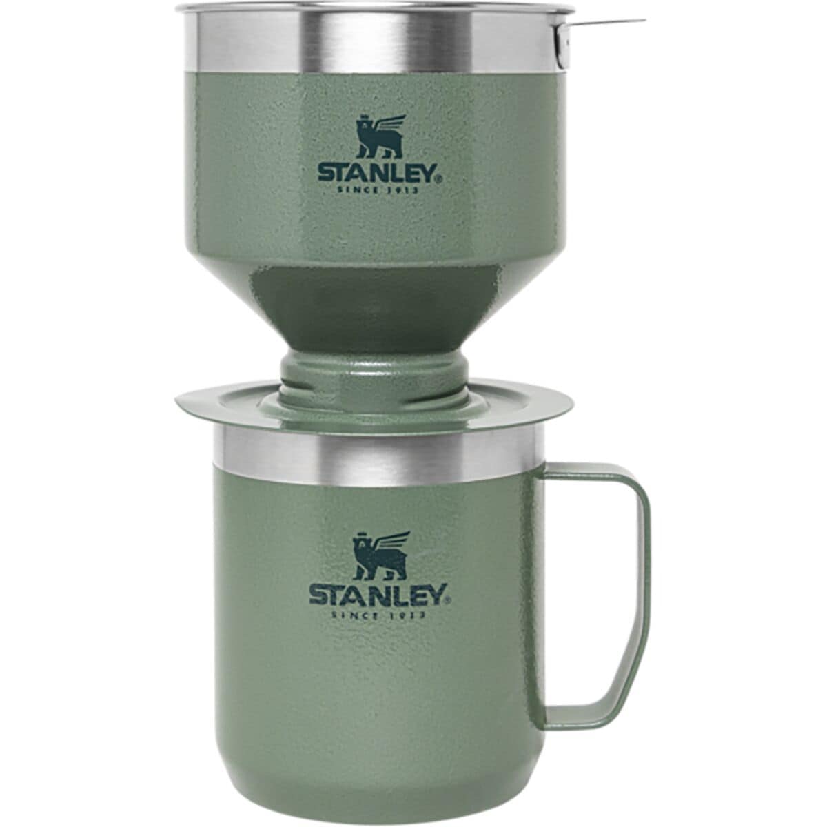 Stanley 10-09566-001 The Camp Pour Over Set Hammertone Green NA – Mochalino