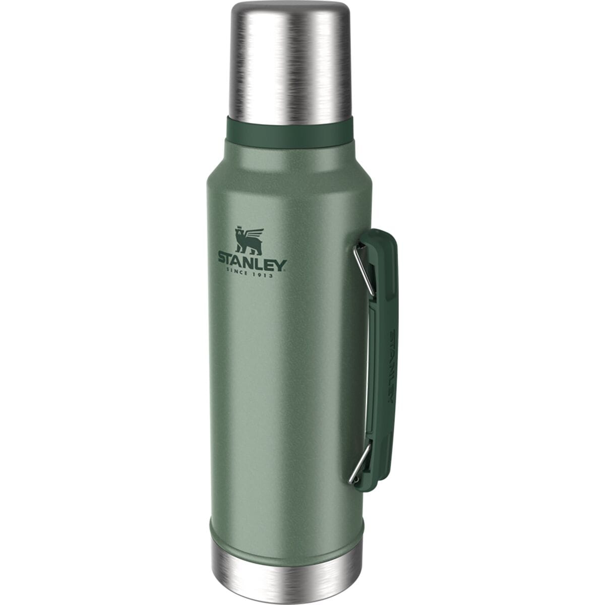 STANLEY 1.1 qt. THERMOS Vacuum Bottle Green 35 oz. Excellent Condition