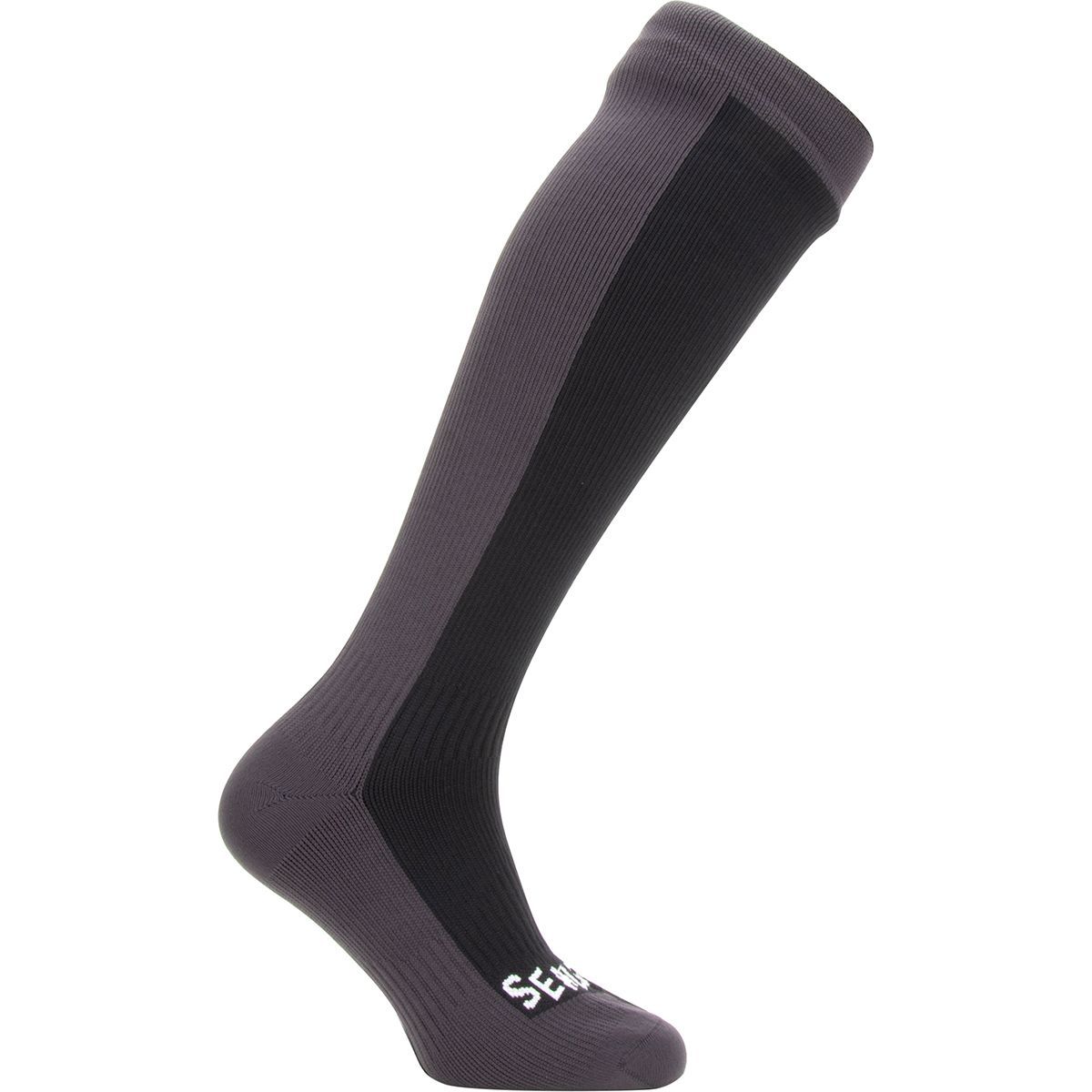 SealSkinz SealSkinz Waterproof Cold Weather Knee Length Sock - Men's Black/Grey, S
