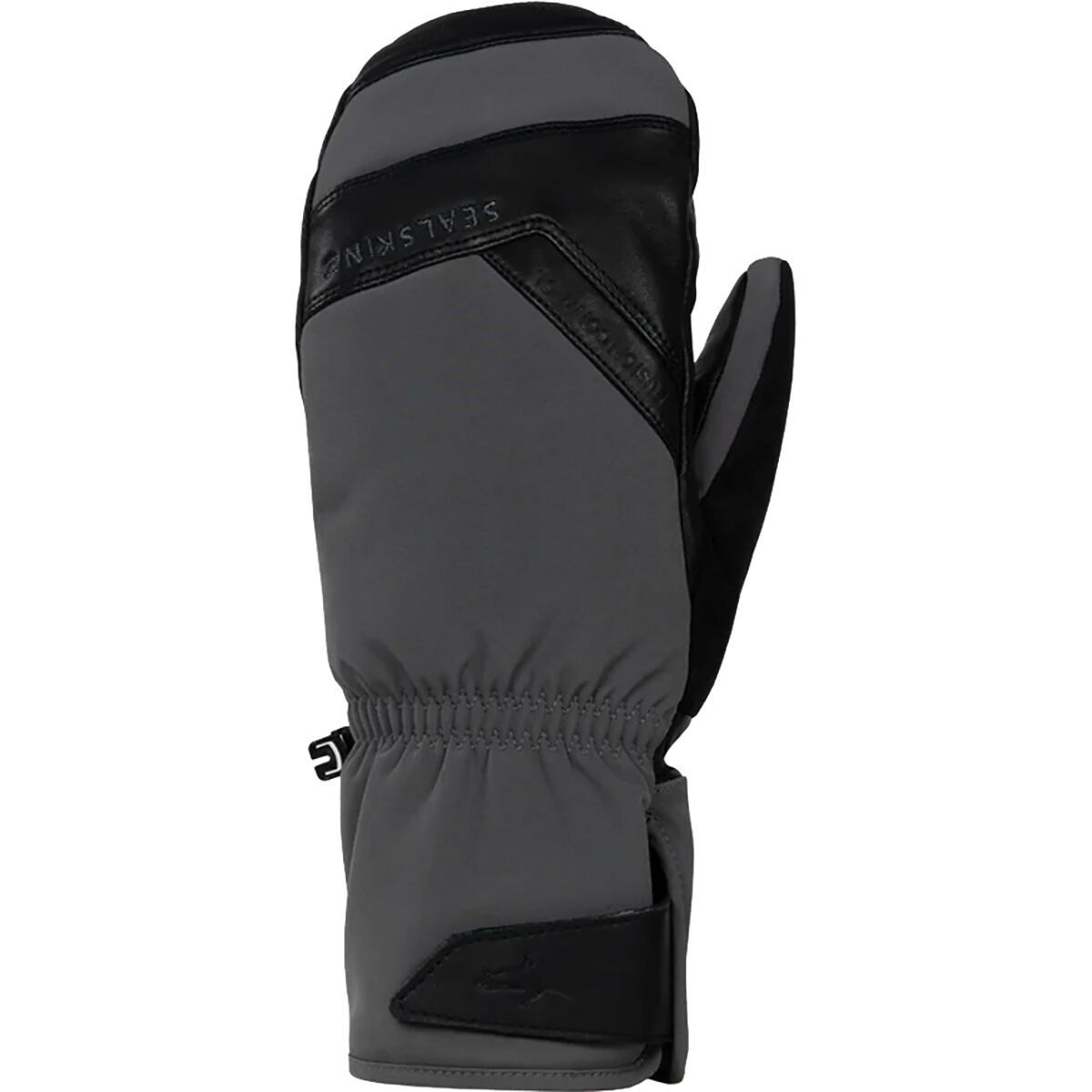 Image of SealSkinz Waterproof Extreme Weather Insulated Mitten + Fusion Control Grey/Black, L