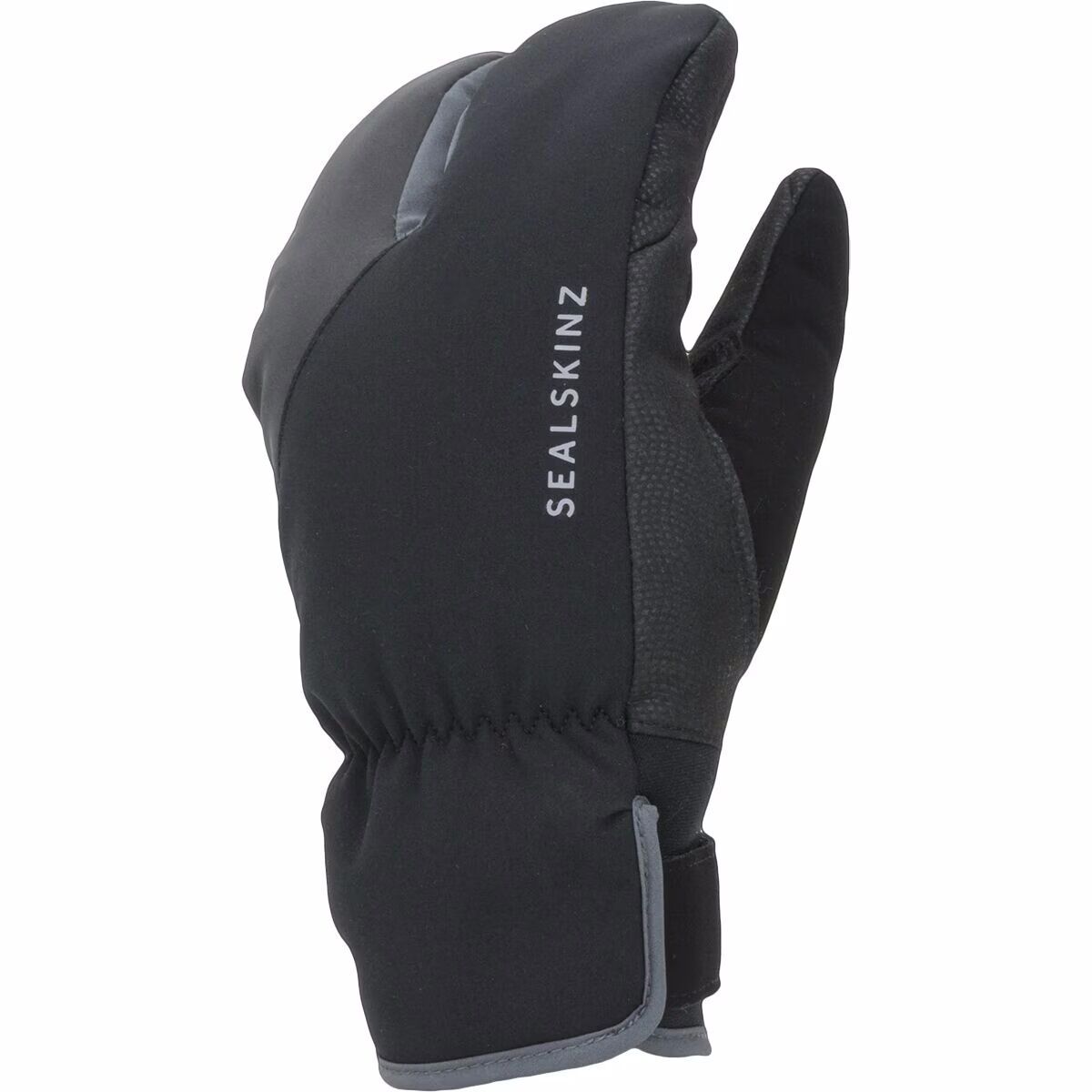 Image of SealSkinz Barwick WP Extreme Cold Weather Cycle Split Finger Glove Black, XL