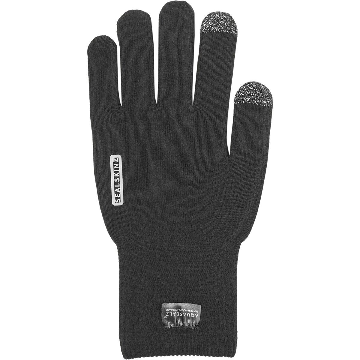 Image of SealSkinz Anmer WP All Weather Ultra Grip Knitted Glove - Men's Black, S