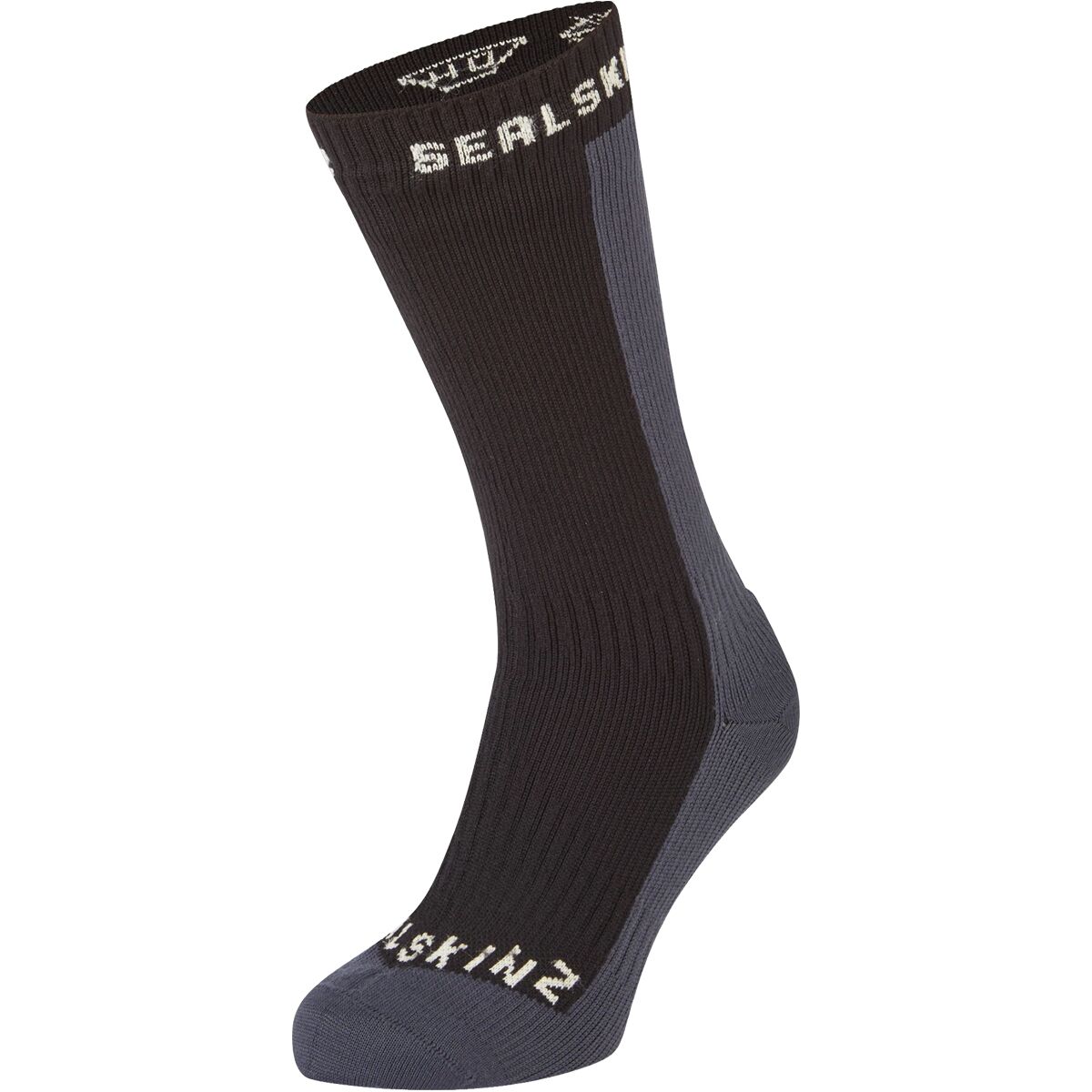 Image of SealSkinz Starston WP Cold Weather Mid Length Sock Black, L