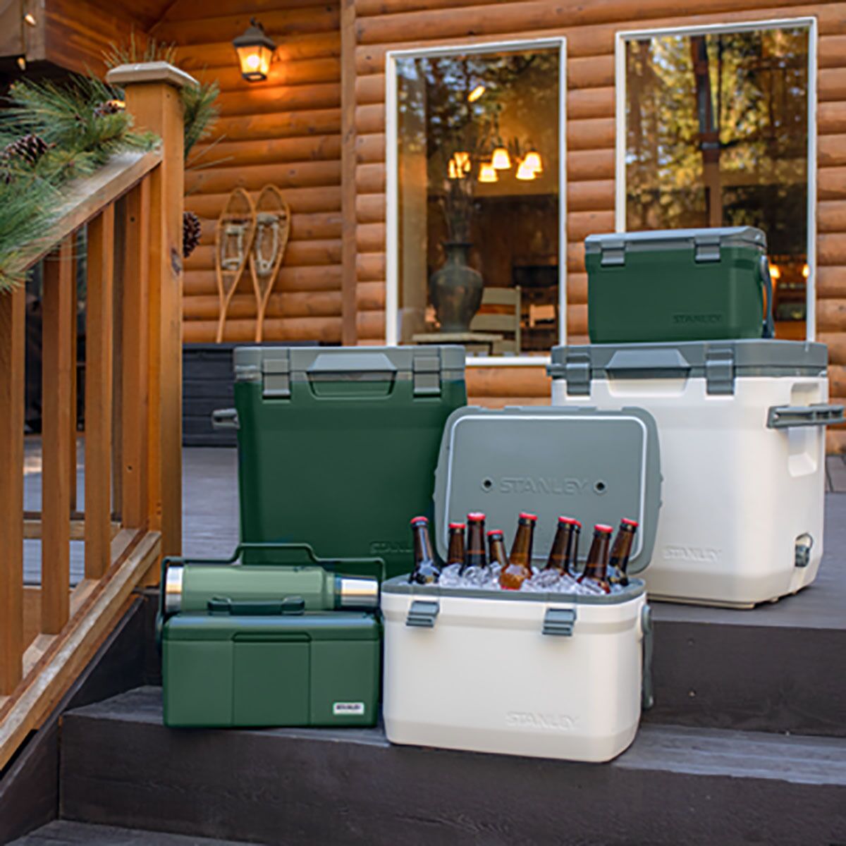 その他 Stanley - STANLEY OUTDOOR COOLER 16QT/15.1L STANLEY ADVENTURE COOLER 16QT 15.1L COOL BOX, LUNCH BOX WITH