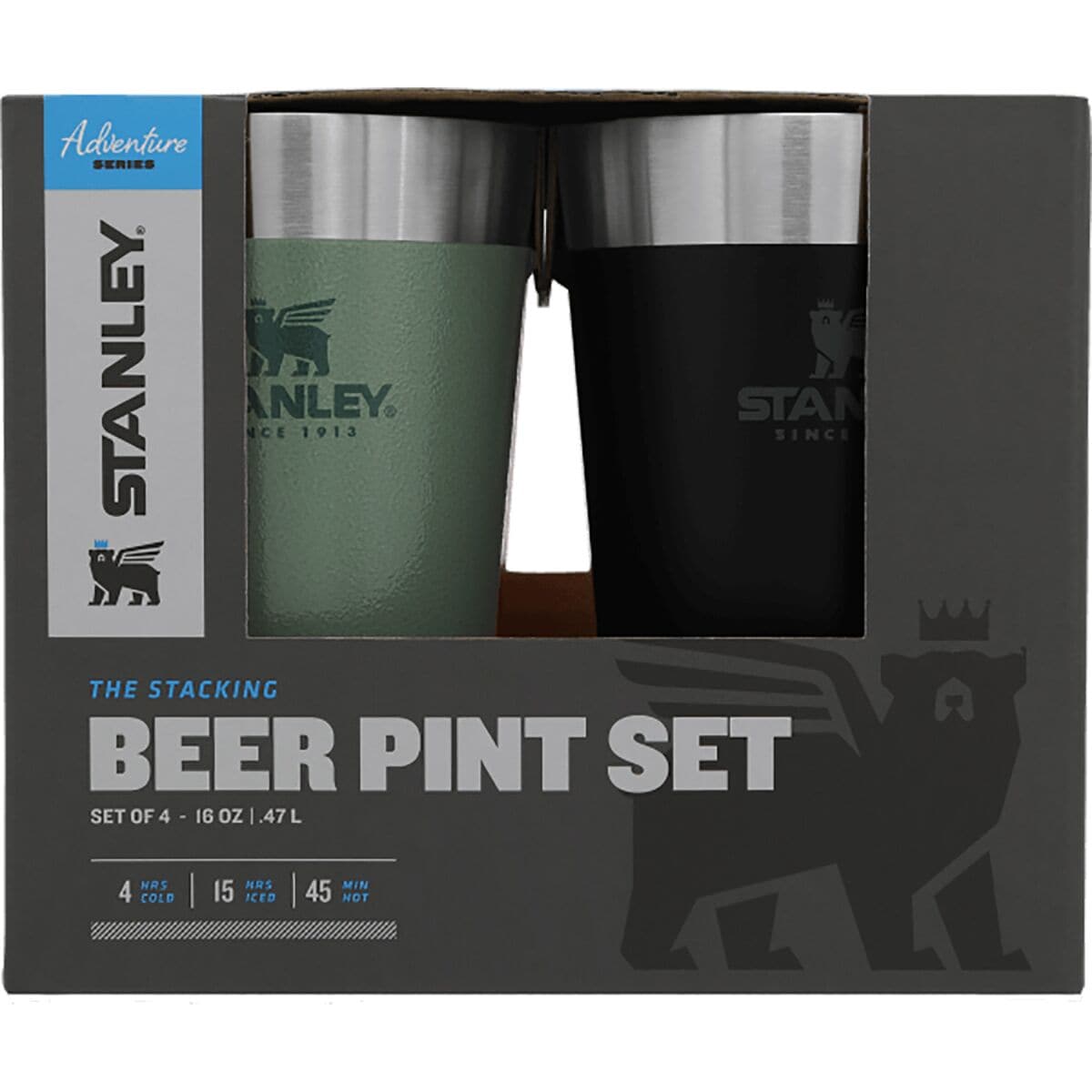 Stanley Adventure Stacking Beer Pint – Keeps Beer Cold for 4 Hours -  Stainless Steel Beer Pint - Stacks Infinitely - Double Wall Vacuum  Insulation 