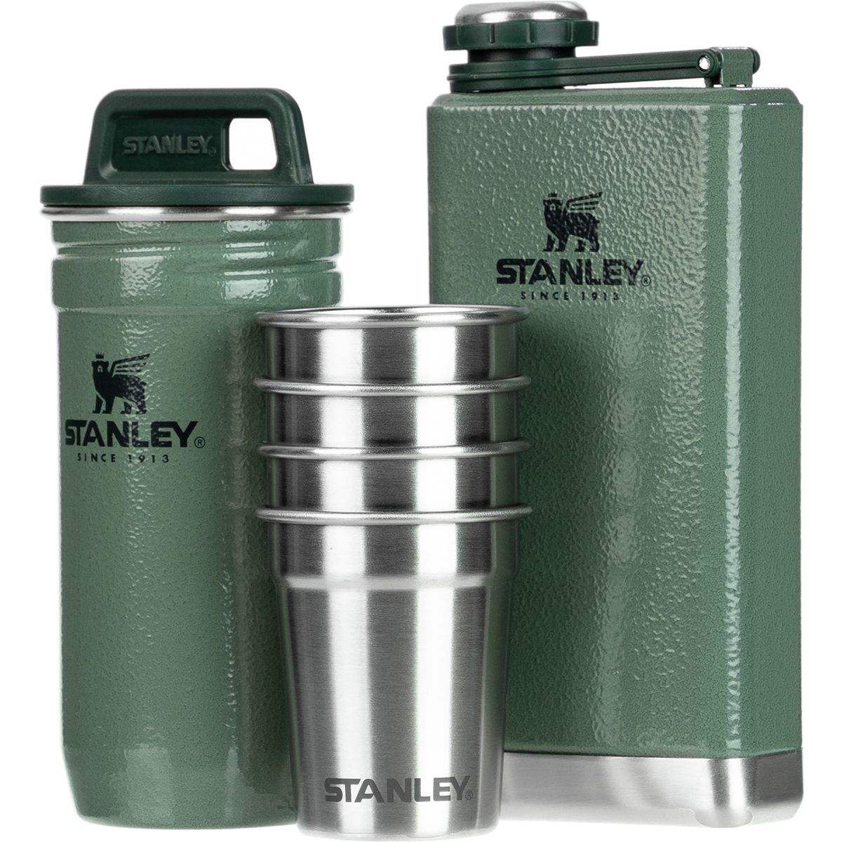 Stanley Adventure Pre-Party Stainless Steel Shotglass + Flask Set - Polar 