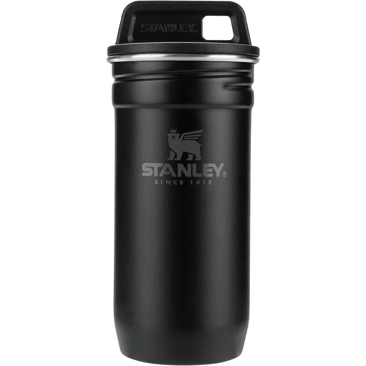 Stanley The Pre Party Shot Glass And Flask Set - Hammertone Lake - Set of  4-2OZ/59mL 8OZ / .23L