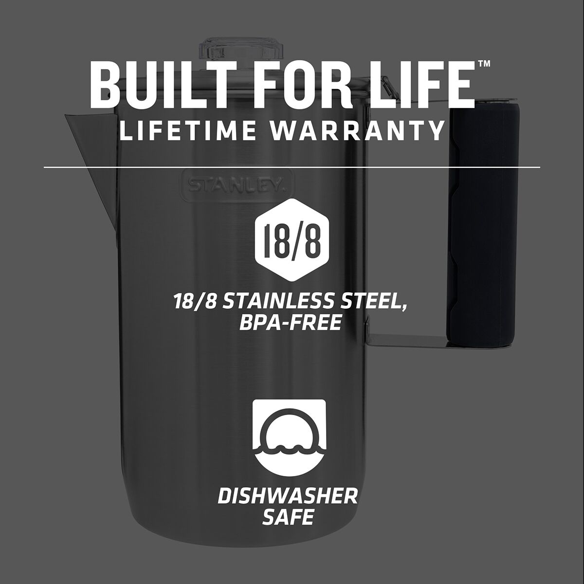 Stanley Cool Grip Camp Percolator - 6 Cup - Hike & Camp