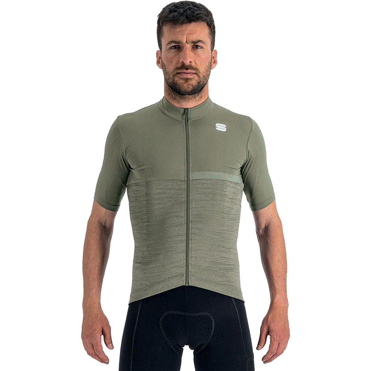 Image of Sportful Giara Short-Sleeve Jersey - Men's Beetle, M