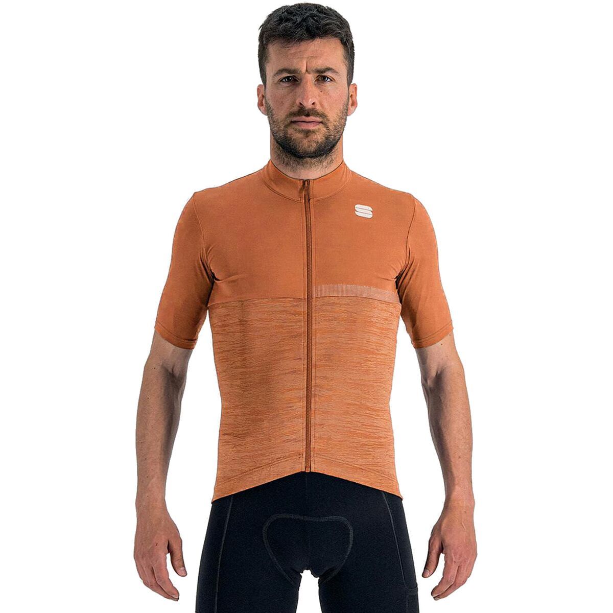 Image of Sportful Giara Short-Sleeve Jersey - Men's Cayenna/Red, XL