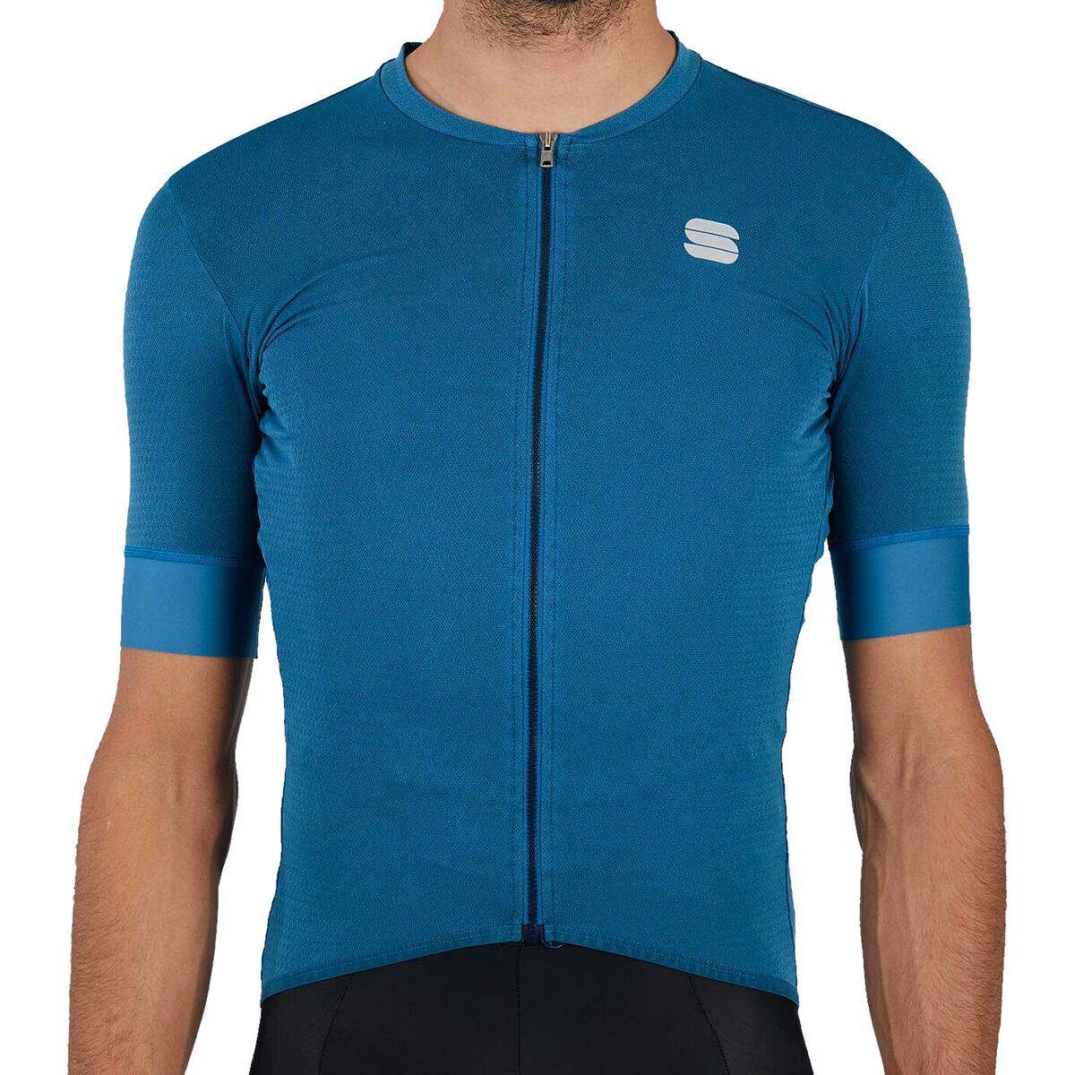 Sportful Monocrom Jersey - Men's Blue Sea, S