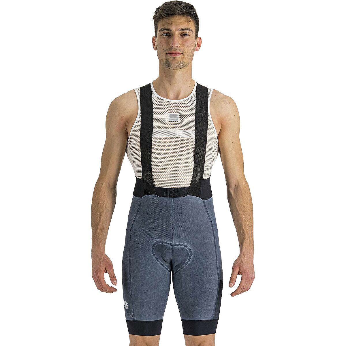 Sportful Sportful Indigo Supergiara Bibshort - Men's Blue Denim Delave', XXL