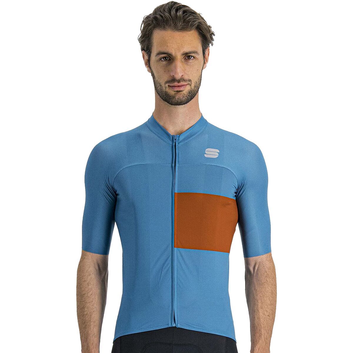 Sportful Snap Jersey - Men's Berry Blue/Cayenna Red, L