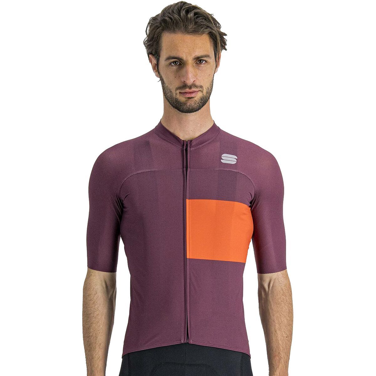 Sportful Snap Jersey - Men's Prune/Pompelmo, S