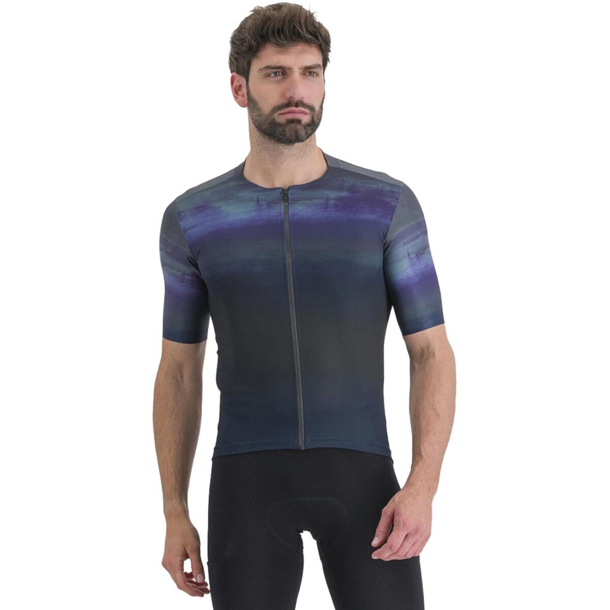 Sportful Flow Supergiara Jersey - Men's Galaxy Blue Black, 3XL