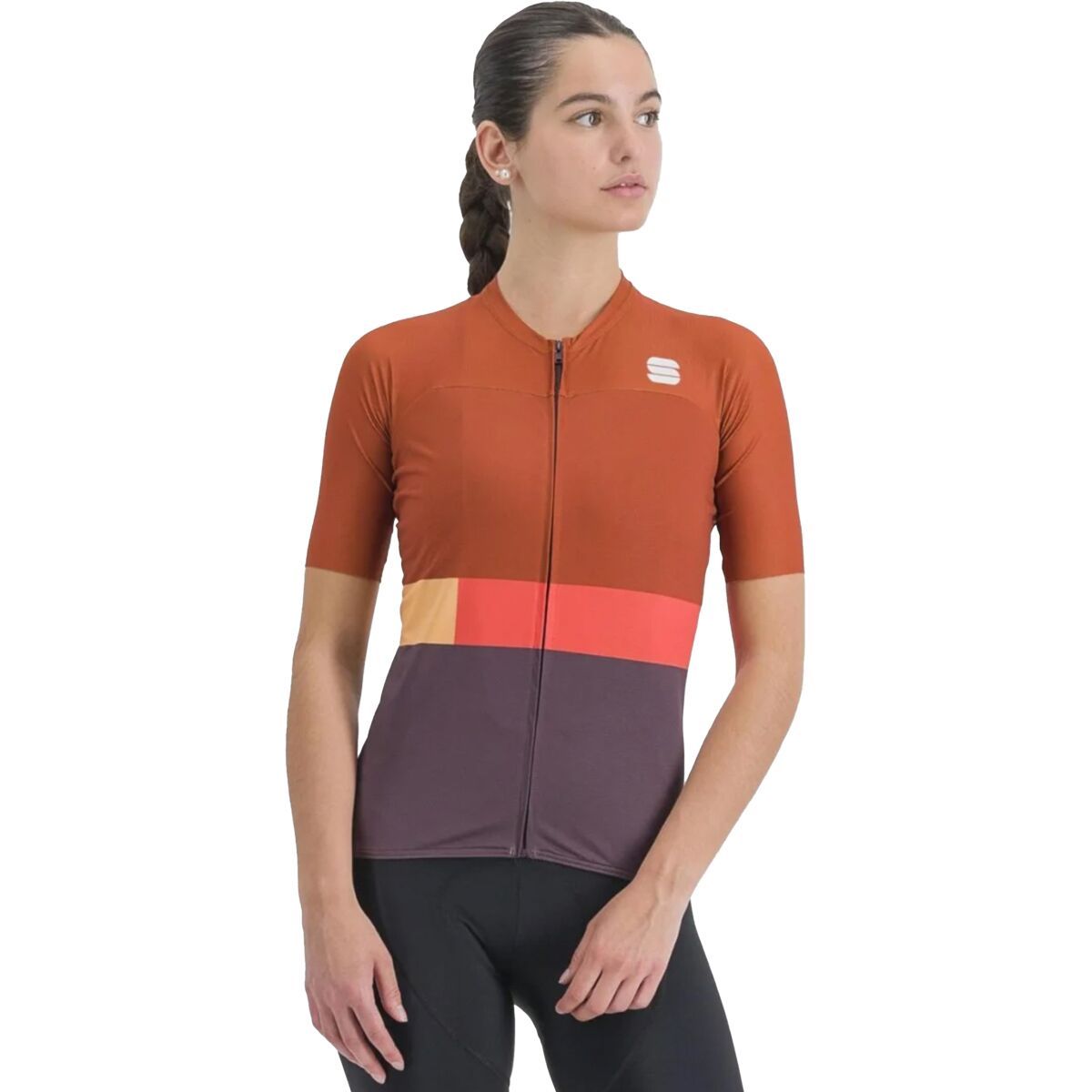 Sportful Snap Jersey - Women's Huckleberry Cayenna Red, L