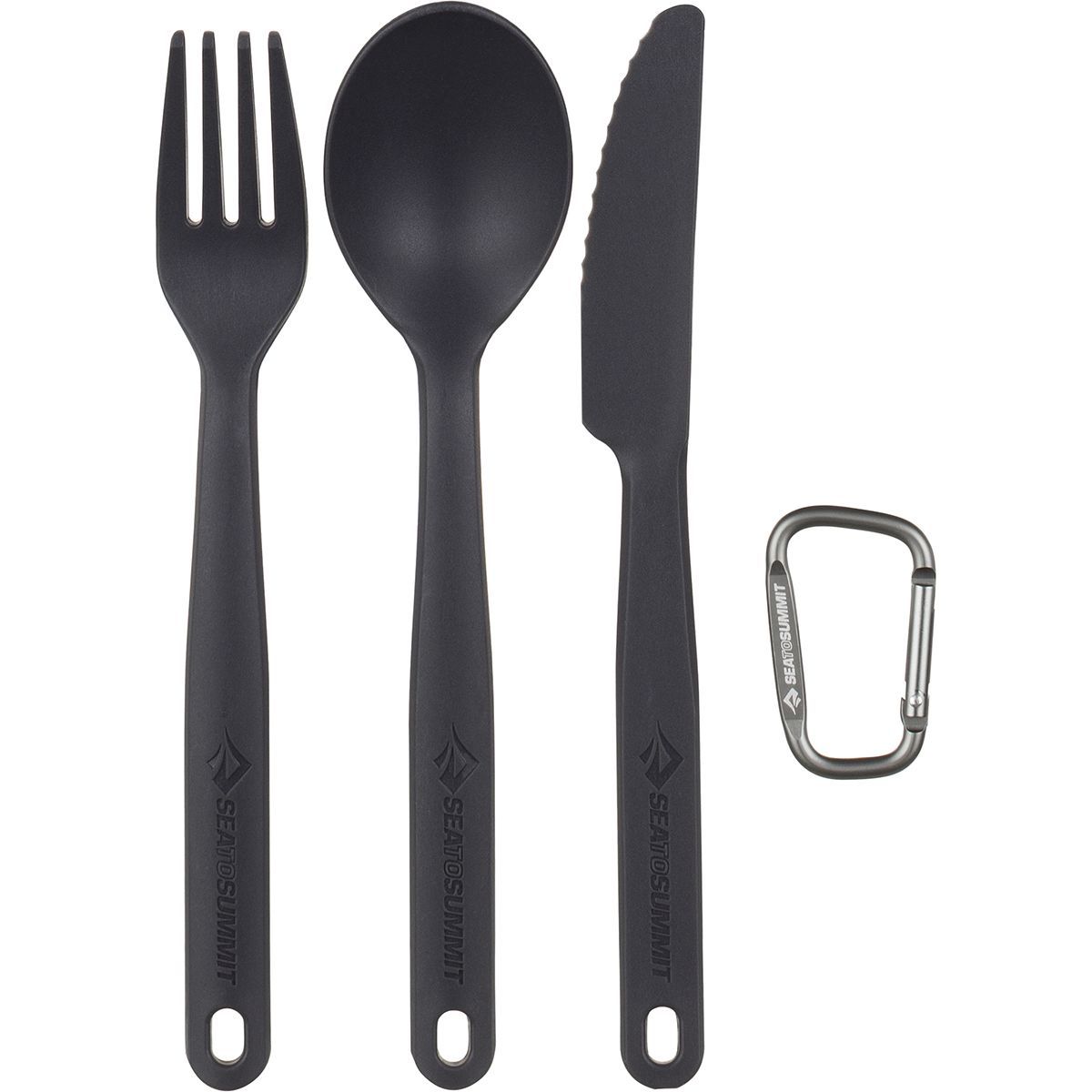 Image of Sea To Summit Camp Cutlery Set - 3 Piece Grey, One Size
