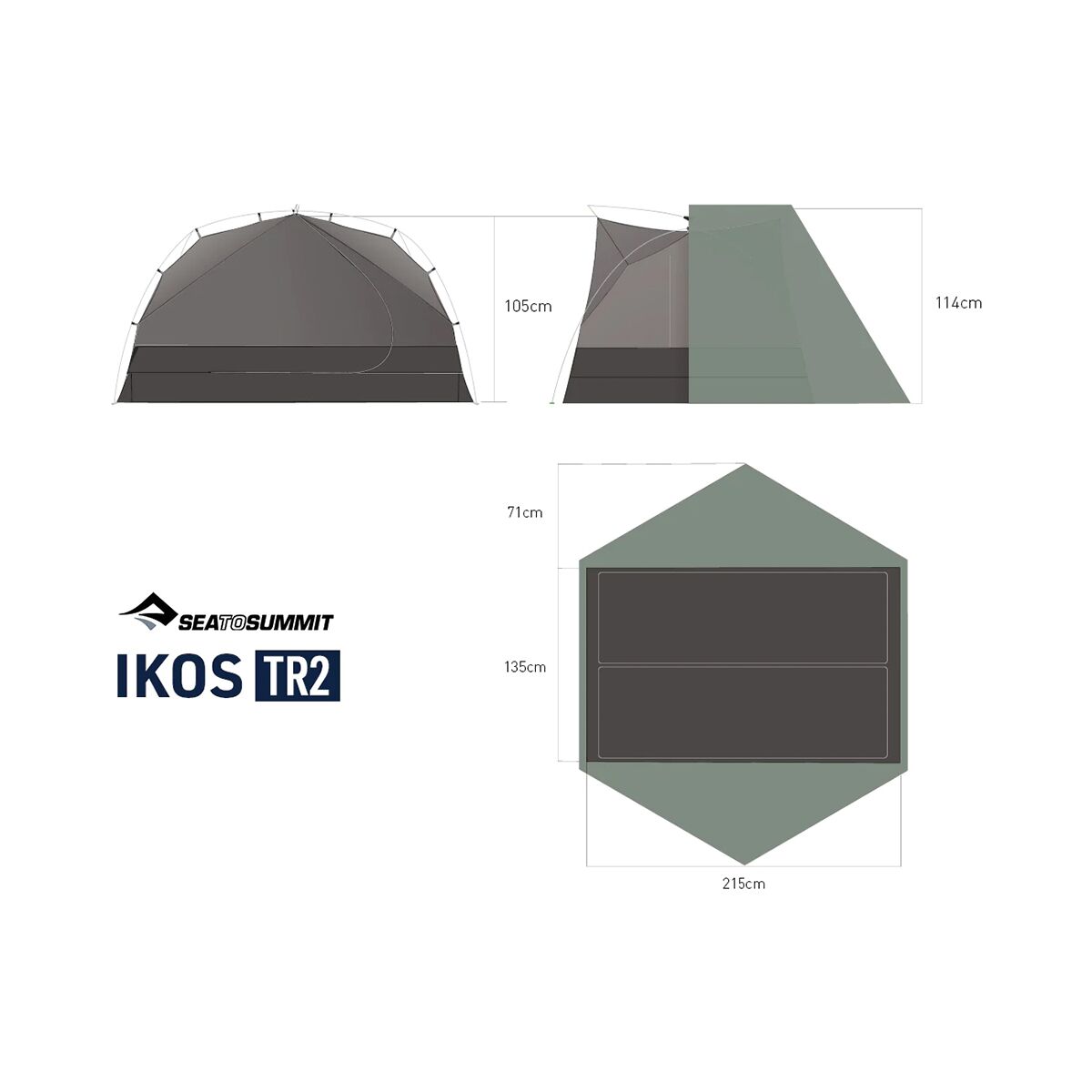 ■ Sea to Summit ■Ikos TR2 ２人用テント■ Ikos TR2 Tent | Sea to Summit