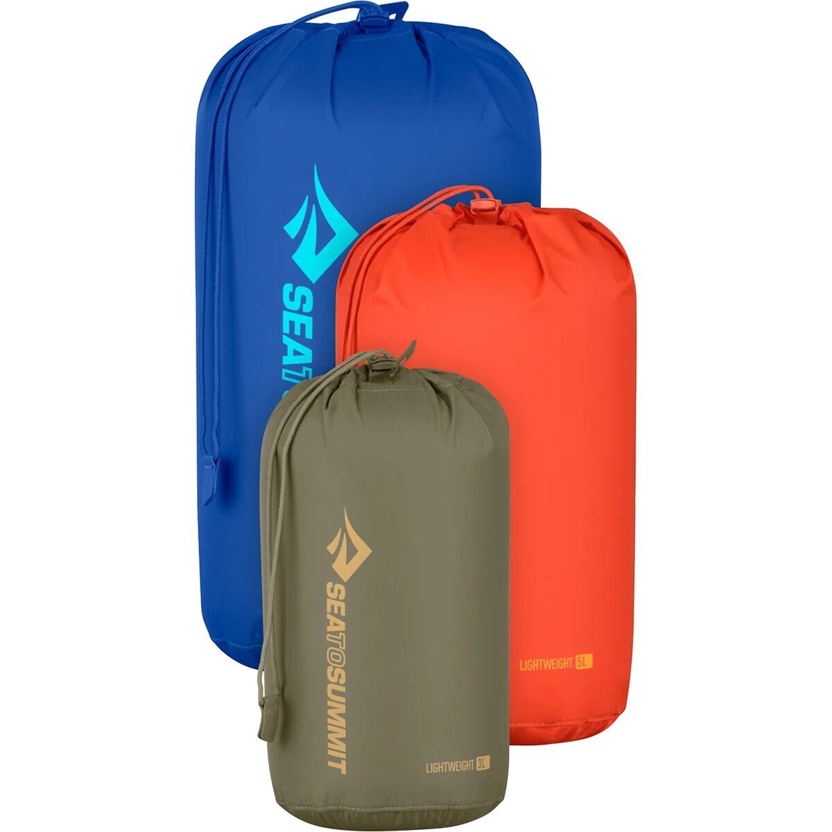 Sea To Summit Lightweight 3L/5L/8L Stuff Sack Set Multi, One Size