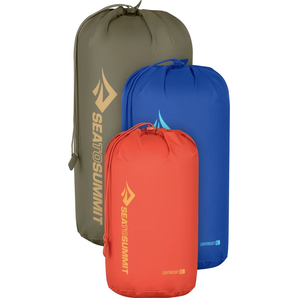 Sea To Summit Lightweight 5L/8L/13L Stuff Sack Set Multi, One Size