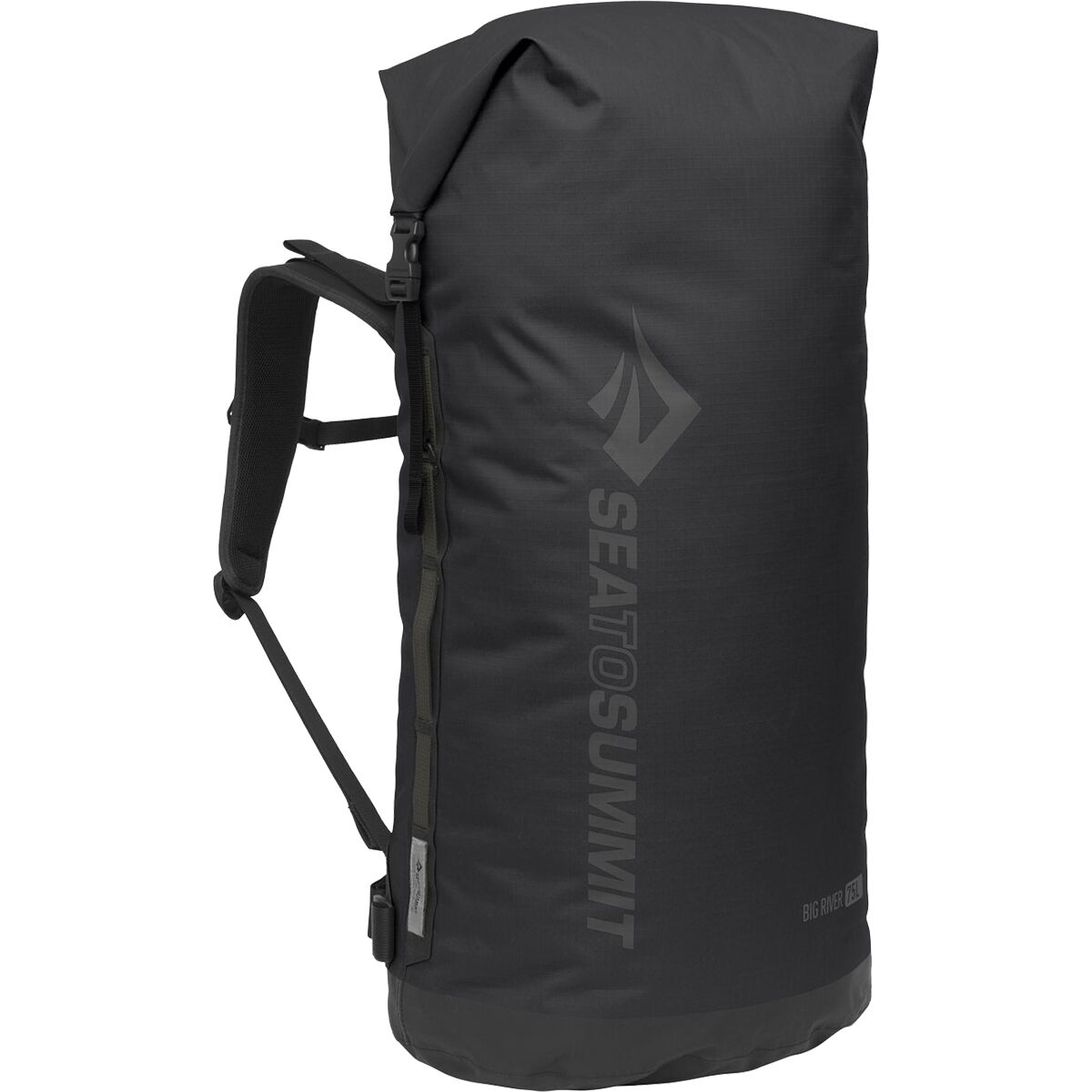 Image of Sea To Summit Big River 75L Dry Backpack Jet Black, One Size