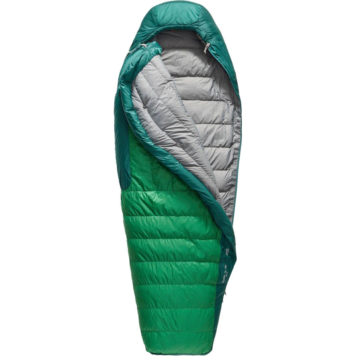 Image of Sea To Summit Ascent Sleeping Bag: 15F Down Rain Forest Green, Reg