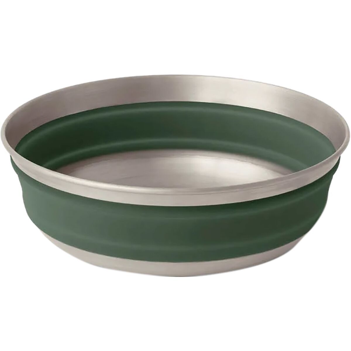 Image of Sea To Summit Detour Stainless Steel Collapsible Bowl Laurel Wreath Green, M