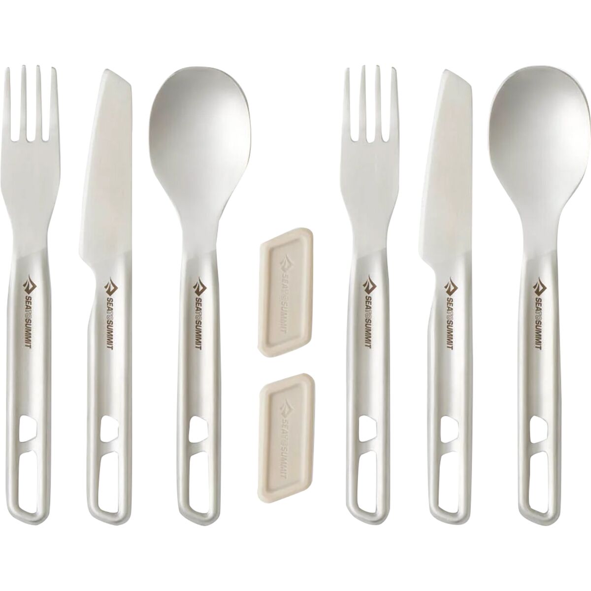 Image of Sea To Summit Detour Stainless Steel Cutlery 6-Piece Set - 2 Person One Color, One Size