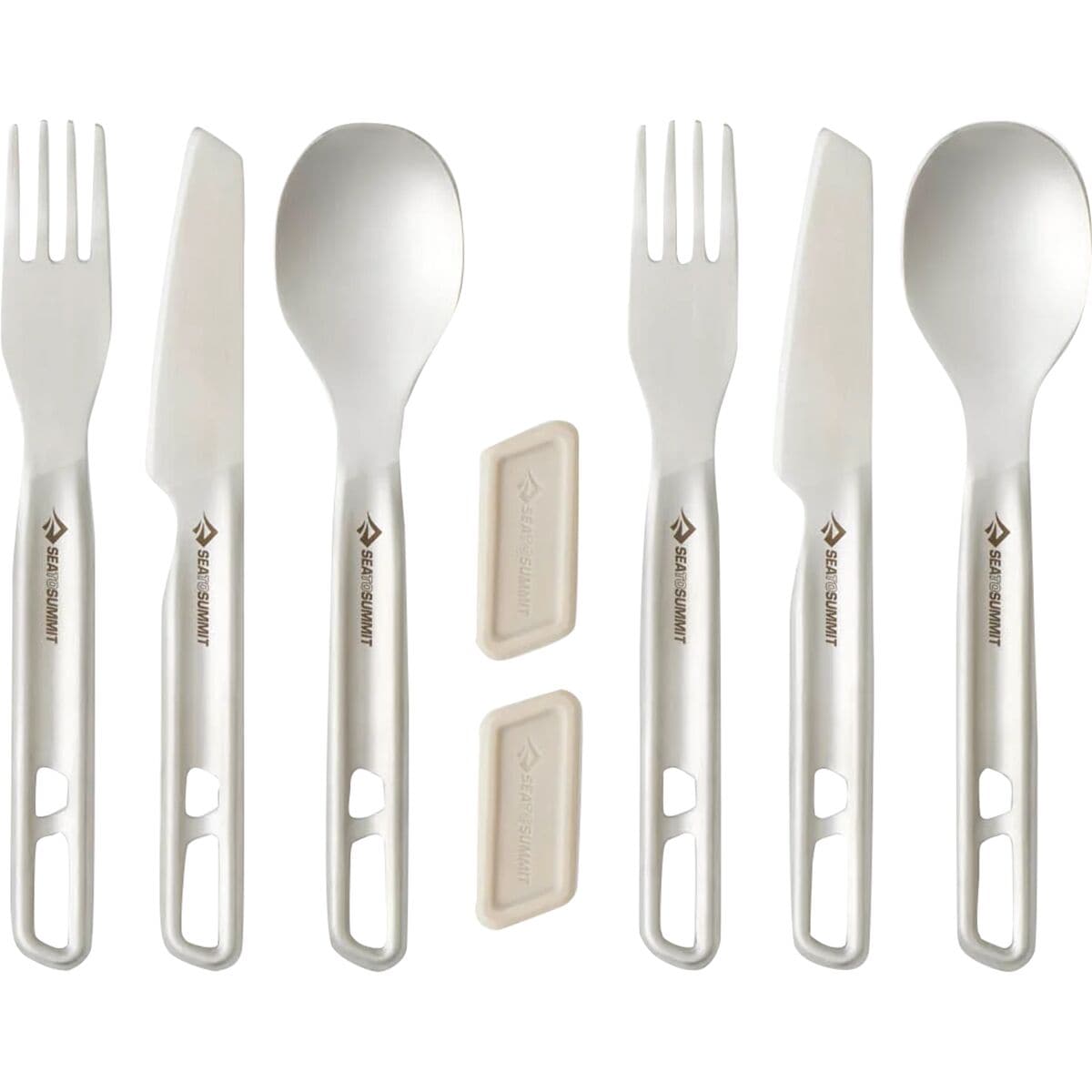 Image of Sea To Summit Detour Stainless Steel Cutlery 6-Piece Set - 2 Person One Color, One Size
