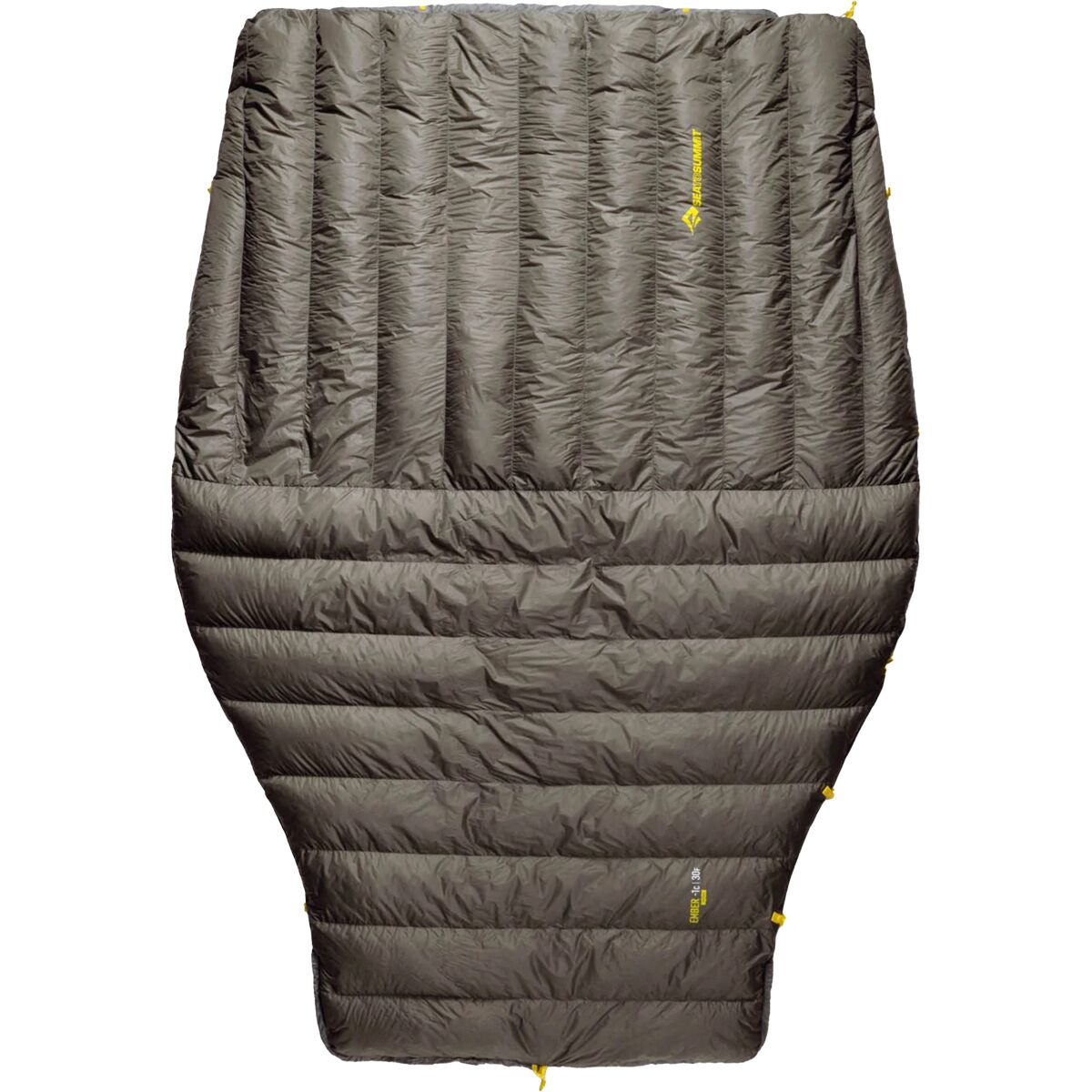 Image of Sea To Summit Ember Down Quilt: 45F Beluga Black, Reg